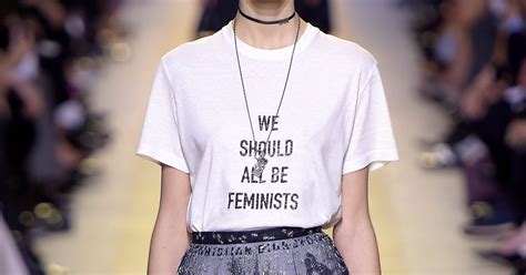 dior we should all be feminists tshirt buy|dior fashion show 2017.